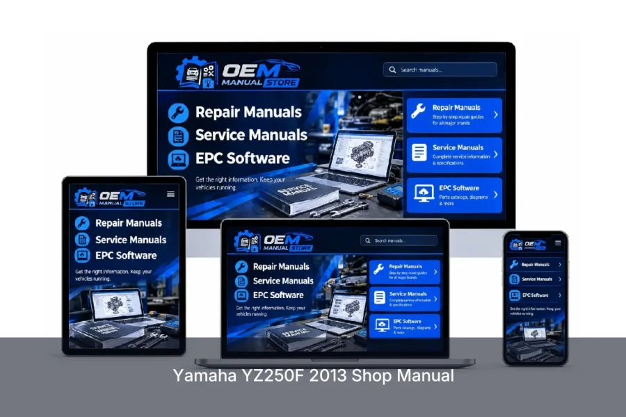 Yamaha YZ250F 2013 Shop Manual