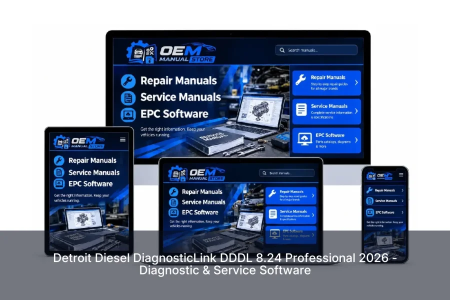 Detroit Diesel DiagnosticLink DDDL 8.24 Professional 2026 - Diagnostic & Service Software