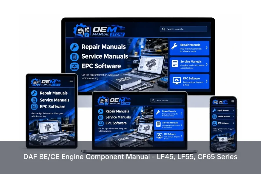 DAF BE/CE Engine  Component Manual - LF45, LF55, CF65 Series